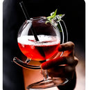 GobekUsa Globe Shape Wine Glasses Set for Home Bar Parties and Events