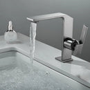 GobekUsa Brush Gold Basin Faucet: Solid Brass Bathroom Mixer Tap, Single Handle Deck Mounted