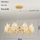 GobekUsa Crystal Chandelier Pendant Light: Elegant Modern Luxury for Living Room Decor