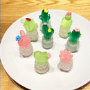 GobekUsa Luminous Resin Cactus Miniatures & Figurines Set for Crafts & Decor
