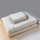 GobekUsa Ice Bean Cooling Feel Mat Set - Jacquard Cushion, Washable, Breathable Mattress