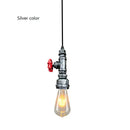 GobekUsa Industrial Pipe Chandelier Light for Home Decor and Dining Room