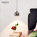 GobekUsa Gold Metal Luster Pendant for Bedside & Kitchen Island - Minimalist LED Hanging Light