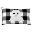 GobekUsa Halloween Ghost Embroidery Pillow for Cozy Living Room Sofa Rest