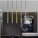 GobekUsa Crystal LED Pendant Chandelier for Retro Villa Stairs
