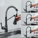 GobekUsa Brass Bathroom Faucet Set - Kitchen Mixer Tap and Shower Combo