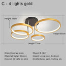 GobekUsa LED Ceiling Chandelier Remote Control Living Room Bedroom Kitchen Lamp White