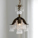 GobekUsa Brass Pendant Chandelier for Retro Restaurant, Bedroom, Hallway