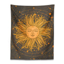 GobekUsa Celestial Sun Moon Wall Tapestry: 70s Retro Psychedelic Room Decor Art