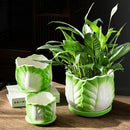 GobekUsa Chinese Cabbage Ceramic Vase: Table Decoration, Flowers Arrangement, Room Aesthetic Decor