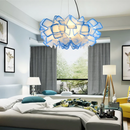 GobekUsa Clizia LED Chandelier - New Design Acrylic Suspended Bedroom Cafe Lights