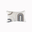 GobekUsa Lace Tassel Cushion Tufted Sofa Pillowcase for Office Chair Pad