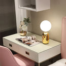 GobekUsa Glass Ball LED Desk Lamp: Modern Nordic Lighting for Bedroom, Living Room & More.