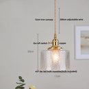 GobekUsa Green Glass LED Pendant Light: Nordic Modern Hanging Lamp for Bedroom Dining Room