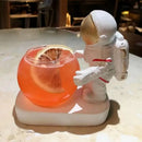 GobekUsa Glowing Astronaut Cocktail Glasses | Personalized Bar Decor & Molecular Drink Tumbler