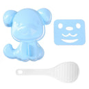 GobekUsa Cartoon Animals Sushi & Sandwich Mold Set for Kids' Breakfast & Bento