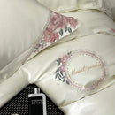 GobekUsa French Flowers Embroidery Luxury Bedding Set in 1000TC Egyptian Cotton