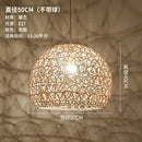 GobekUsa Hand Woven Rattan Pendant Lights Chandelier Bamboo Modern Living Room Decor