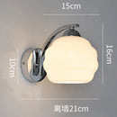 GobekUsa Glass Wall Lamp: Modern Aisle & Bedroom Wall Lights with Nordic Design