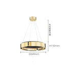 GobekUsa LED Chandelier: Modern Minimalist Pendant Light for Living, Dining, Kitchen, Bedroom