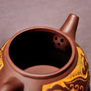 GobekUsa Antique Bronze Teapot Set Mine Purple Mud Yixing 300ml&550ml Tea Pot