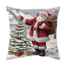 GobekUsa Christmas Cushion Cover Set - Festive Xmas Decor for Living Room Sofa