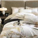 GobekUsa Egyptian Cotton Luxury Bedding Set Quilt Cover Pillow Shams Bedclothes