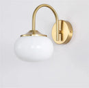 GobekUsa Glass Ball Wall Lamp: Modern Pink & White Stylish Lighting Fixture for Living Room