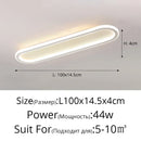GobekUsa LED Strip Ceiling Lights for Bedroom Hallway Living Room Decor