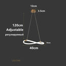 GobekUsa Gold Minimalist LED Pendant Lights for Kitchen Dining Room
