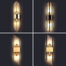 GobekUsa Crystal Wall Lamp: Elegant LED Indoor Lighting for Living Room, Bedroom, Hotel, and TV Background