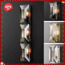 GobekUsa Crystal LED Wall Sconces - Retro Style Bedroom Living Room Wall Lamp