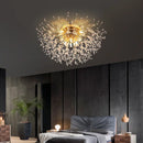 GobekUsa Dandelion Crystal LED Ceiling Light for Home Indoor Living Dining Room
