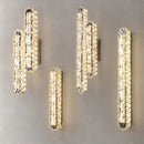 GobekUsa Crystal LED Wall Lamp Silver Sconces | Modern Nordic Design for Bedroom and Dining Room