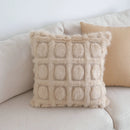 GobekUsa Boho Leaf & Geometry Tufted Cushion Cover with Tassels: Modern, Soft Woven Decor