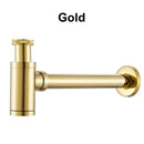 GobekUsa Brass Air Isolation Deodorant Basin Drain Pipe - Anti-Spill Water Drain