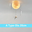 GobekUsa Astronaut Bubble Chandelier Light - Moonlight Bedroom Ceiling Lamp