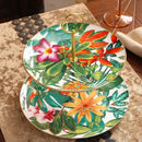 GobekUsa Green Leaf Collection: Tableware, Plates, Coffeeware, Teaware, Saucers, Bowl, Tray