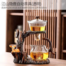 GobekUsa Lazy Kung Fu Tea Set with Magnetic Water-Separating Bowl & Teapot