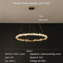GobekUsa Crystal Pendant Chandelier Modern Luxury Interior Decoration Lighting
