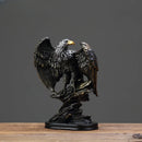 GobekUsa Eagle Statue Resin Ornament for Home and Office Decor, Symbolizing Wealth and Power