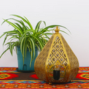 GobekUsa Gourd Candle Holder: European Retro Light Luxury Table Decor Ornament