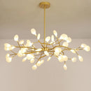 GobekUsa Branch Shape Firefly Ceiling Chandelier G4 Led Lighting Indoor Hanging Lamp