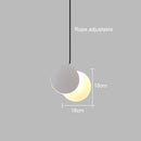 GobekUsa Crescent Moon LED Pendant Chandelier for Modern Minimalist Decor