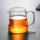 GobekUsa Glass Tea Pot Set with Infuser - Heat-Resistant Teapot & Fair Cup - Puer Tea Brewing Kit
