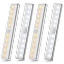 GobekUsa LED Motion Sensor Night Light for Cabinets Wardrobe Bedroom - 6/10 LEDs