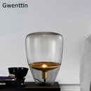 GobekUsa Glass Balloons LED Table Lamp for Home Decor and Bedroom Lighting