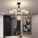 GobekUsa Crystal Chandelier Pendant Light for Living and Dining Room Luxury Home Decor
