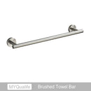 GobekUsa Brushed Gold Bathroom Hardware Set: Towel Bar, Paper Holder, Robe Hook