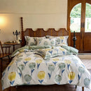 GobekUsa Cotton Bedding Set Queen King Size Sheet Pillowcase Blanket Cover